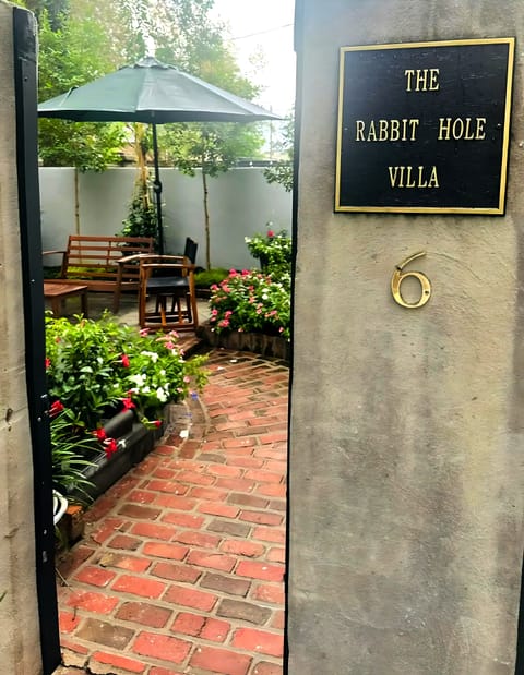 Entry to private courtyard