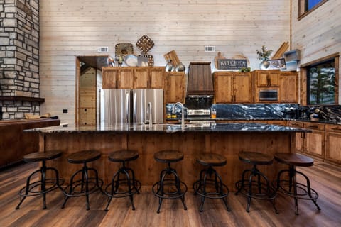 Big kitchen island area