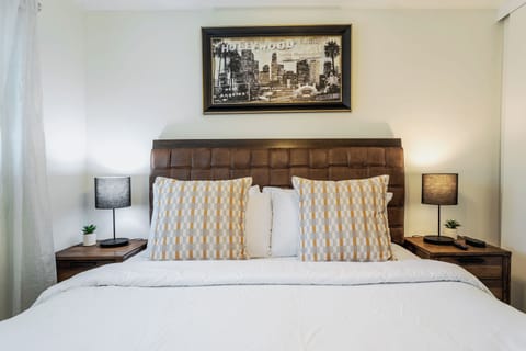 Cal King Bed in Bedroom #1.