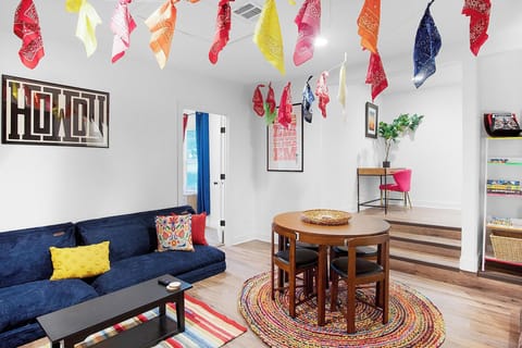 Bedroom / multi function area with beautiful banderitas 