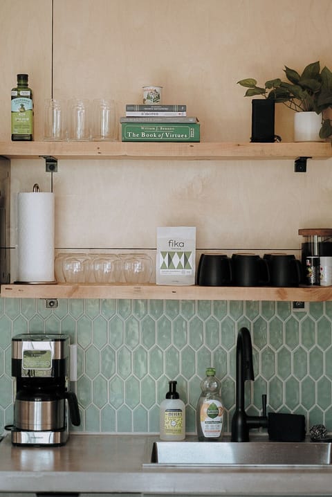 Modern stocked kitchen