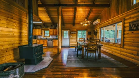 Dining and kitchen area