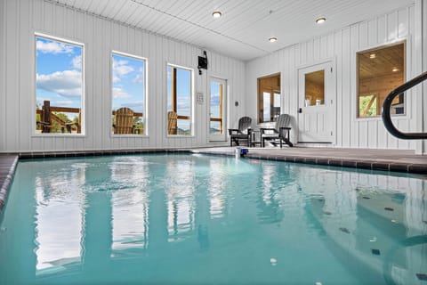 Private indoor heated swimming pool!