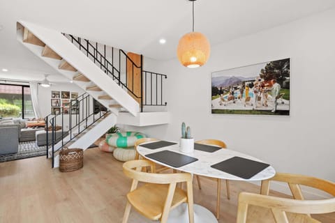 Dining table with seating for 4