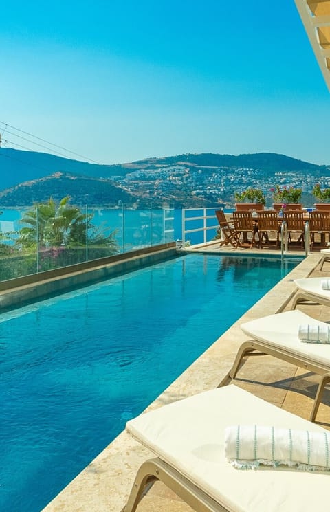 Enjoy our therapeutic salt water lap pool which will leave your skin silky.  