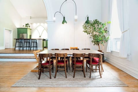 Dining area right off of the kitchen.