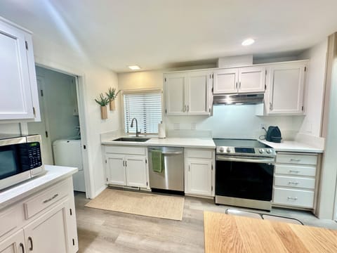 Fully equipped kitchen with all you need to get cooking!