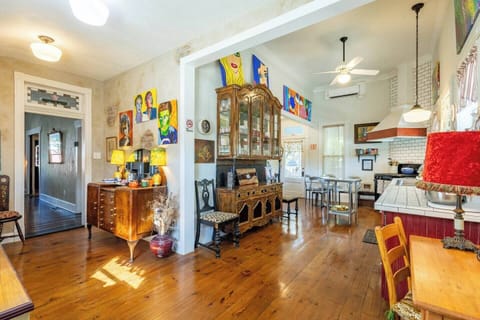This full kitchen has everything you need to cook and enjoy your meals. With a full set of appliances and ample counter space, guests can easily prepare a meal or snack during their stay.
