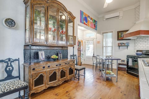 Spacious kitchen area with elegant cabinetry and plenty of counter space