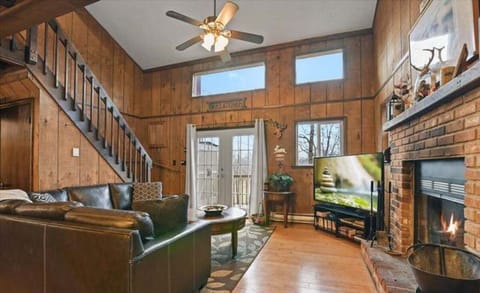 Living Room with Fireplace