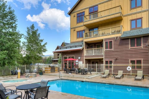 Spend time with family and friends in the outdoor pool.