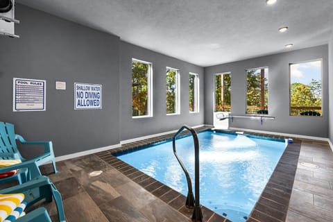 Private indoor saltwater pool