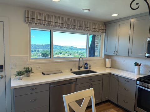 Enjoy your time in the kitchen with fantastic views