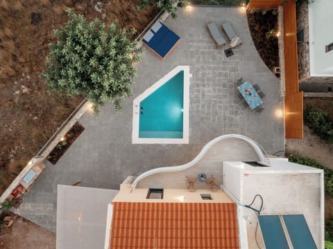 Take in the majestic bird's eye view of the villa.