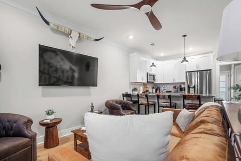 Living room with ample furnishings