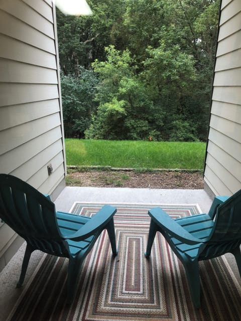 Lower patio