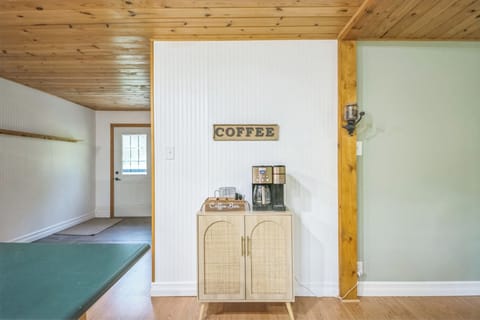 Start your day your way. Our coffee bar has it all! (coffee, hot chocolate, tea, and every sweetener you can think of)