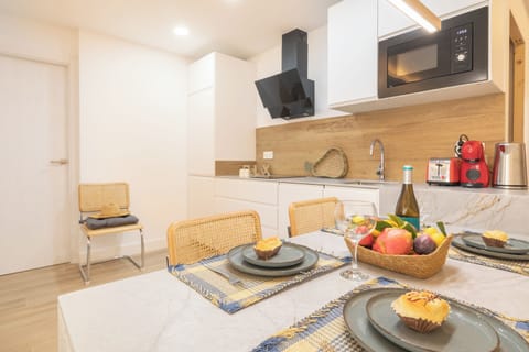 Kitchen and dining area