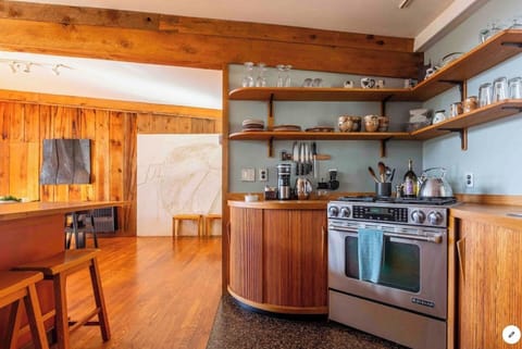 The kitchen is the heart of the home, which works great because you can be a part of movies, playing games and great conversation while you cook!