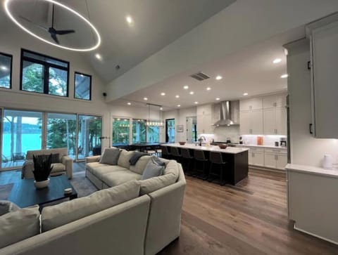 Great room family room and kitchen main level