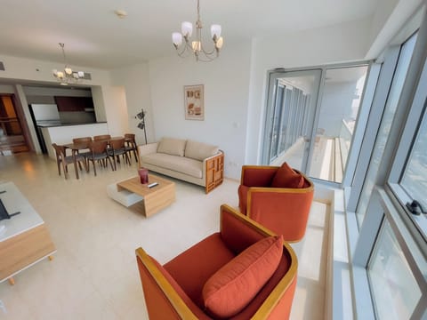A Spacious Living Room with Balcony !