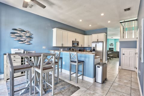 Kitchen with Bar Seating
