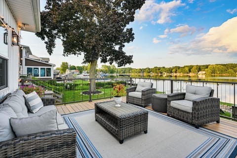Furnished Deck | Lake Views | Outdoor Dining & Seating