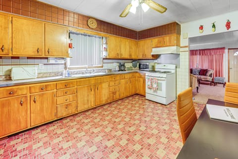 Kitchen | Central Heating & A/C | In-Unit Laundry