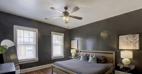 Wake up refreshed in this inviting space with warm tones, modern furnishings, and plenty of natural light.