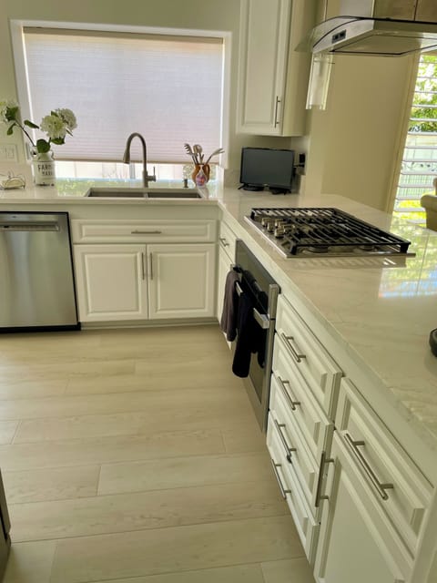 Kitchen with new dishwasher