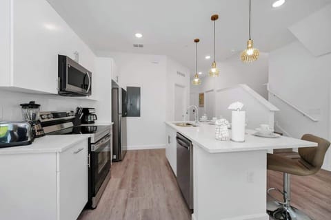 Whip up your favorite meals in the fully stocked kitchen, equipped with all the essentials.