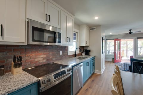 Porch View from the Kitchen