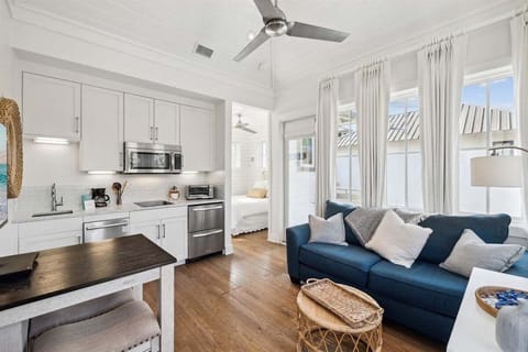 Living Area & Kitchen