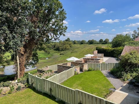 Private enclosed gardens and bbq terraces with beautiful views over the Yorkshire Dales and Ripon Cathedral