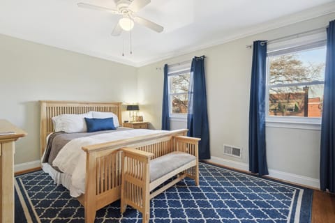 Main Bedroom with Queen Bed, Double Closets and Ensuite Bathroom