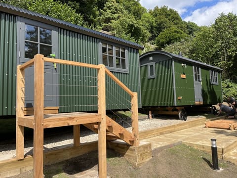 huts entrance