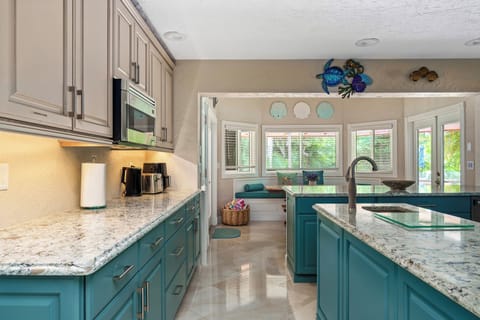 Modern appliances and open layout make cooking a joy.