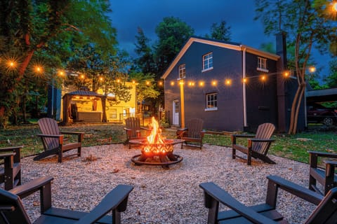Enjoy your evenings hanging out by the fire under the solar lights and the stars