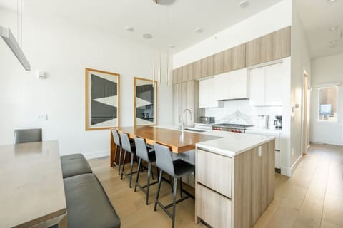 Bar seating and dining room seating