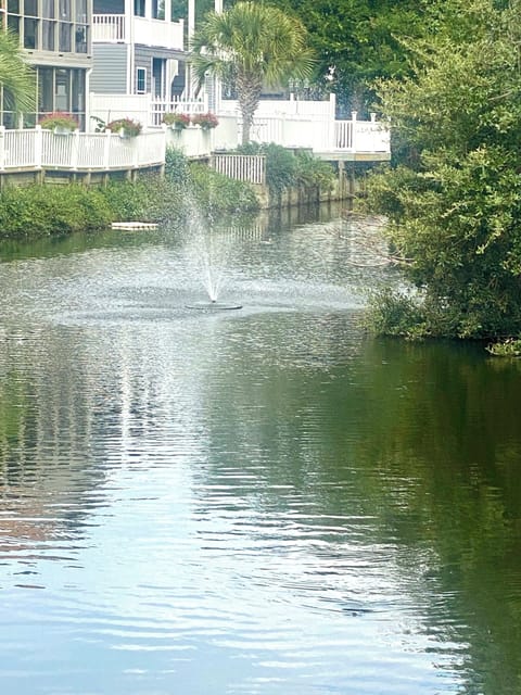 Small lake just outside your door

