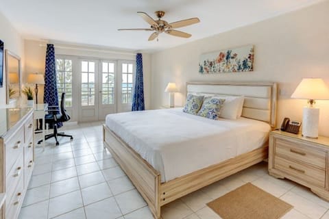 Bedroom. Exact unit will be assigned upon arrival. Views, colors, and decor may vary.