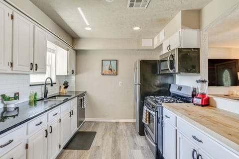 Kitchen | In-Unit Laundry | Central Heating & A/C