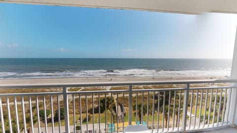 Oceanfront Balcony - Enjoy your morning coffee or an evening sunset on the balcony with gorgeous Atlantic Ocean views.