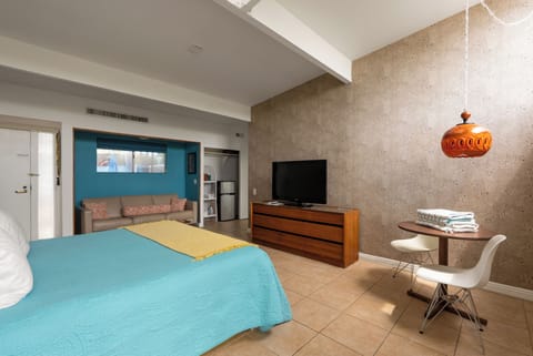 Eclectic mid-century style.