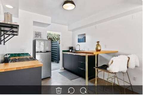 This room comes with a kitchen!