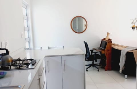 Kitchen and dedicated work area