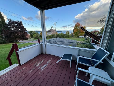 Covered Walkout Deck