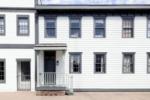 Exterior Front View | Renovated Townhome Combo Near Forsyth Park
