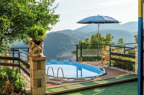 Private pool with panoramic views