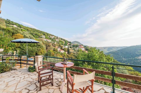 Panoramic views from the veranda